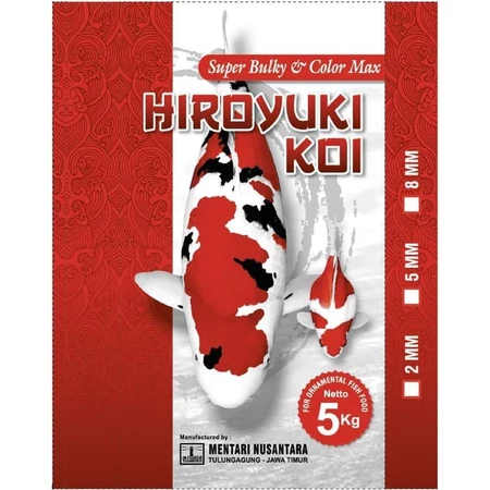 Hiroyuki Koi Super Bulky & Color Max 5 kg makanan ikan koi